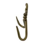 מתלה מגבות מברזל בגוון ברונזה – תצוגת צד