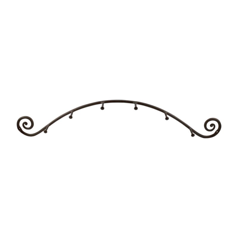 מתלה קשת 6 ווים בצבע מושחר – NADIR