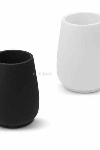 מתקן למברשות שיניים מעוצב SANDRA – כוס מונחת יוקרתית בשחור או לבן