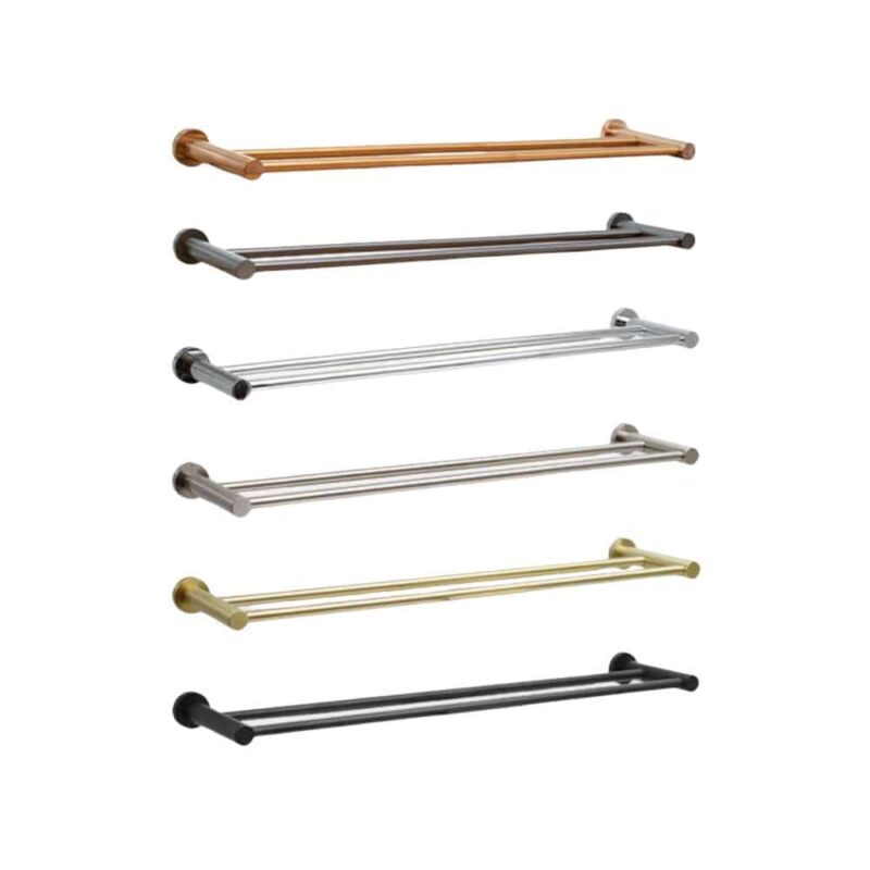 מתלה מגבות כפול באורך 600 מ"מ – סדרת RONDO