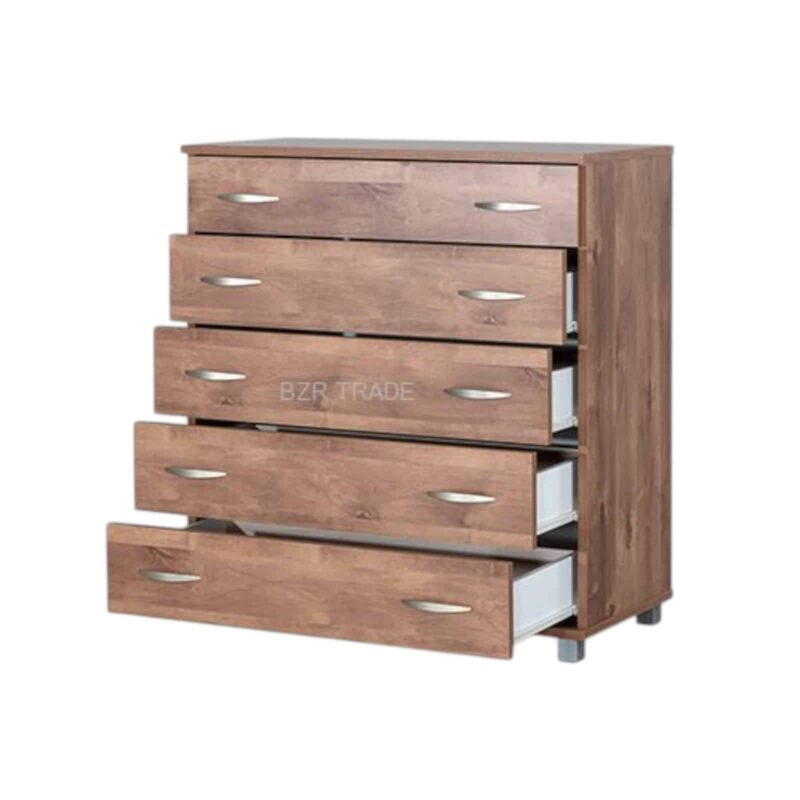 שידת 5 מגירות רחבה