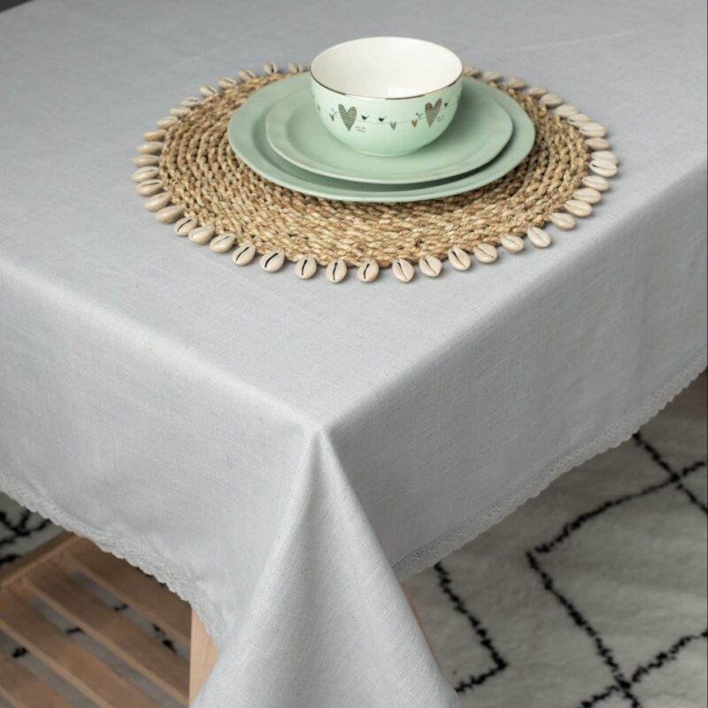 מפת שולחן שילת אפור