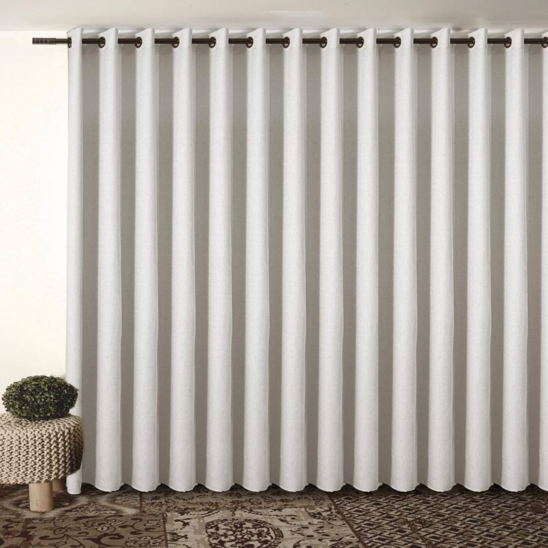 וילון פטרה – צבע אפור בהיר