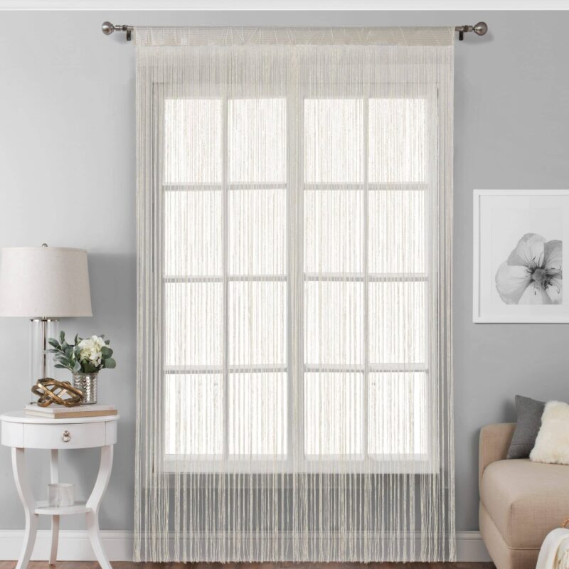 וילון חוטים קניה – צבע בז'