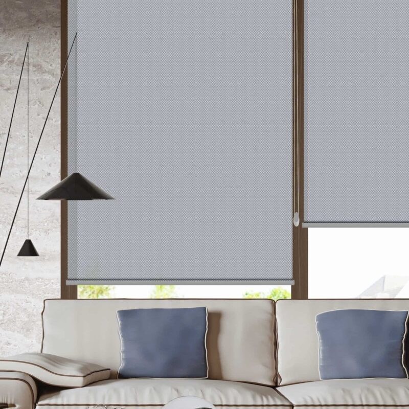 וילון גלילה צרפתית ״דרייק״ – אפור