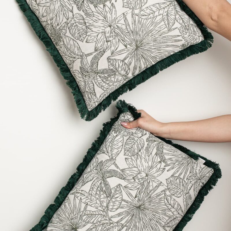 כרית נחשון – ירוק כהה