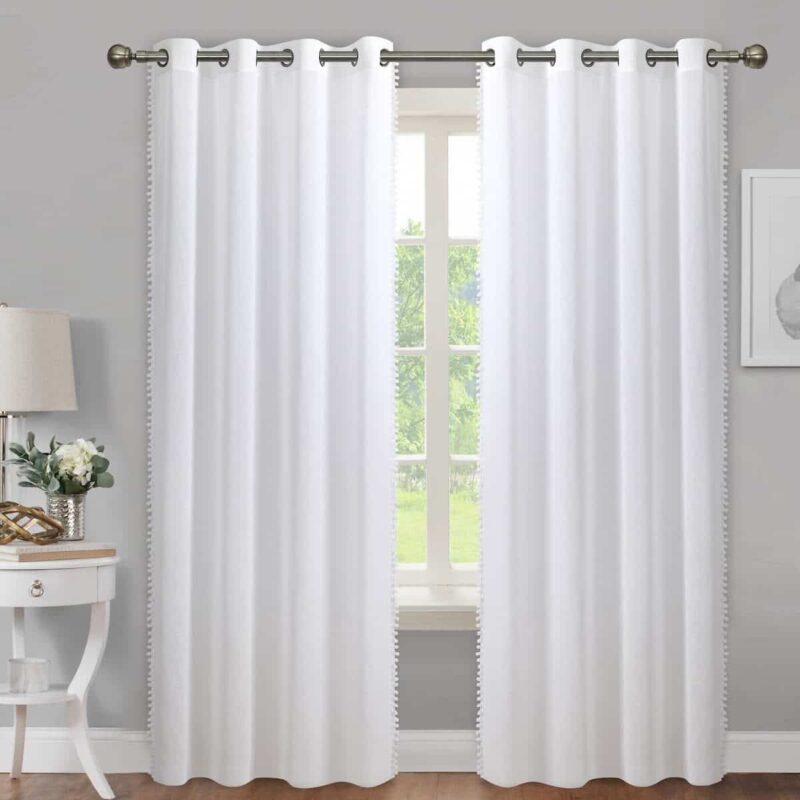 וילון אודיה – לבן