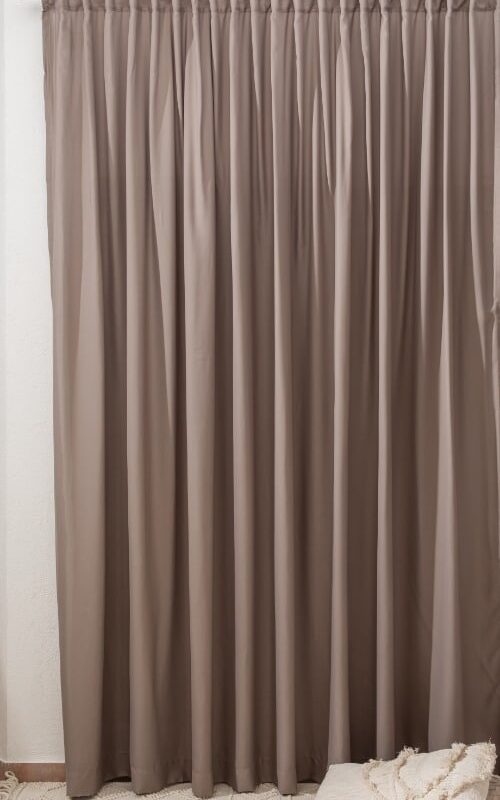 וילון השחלה לובר  – קפה