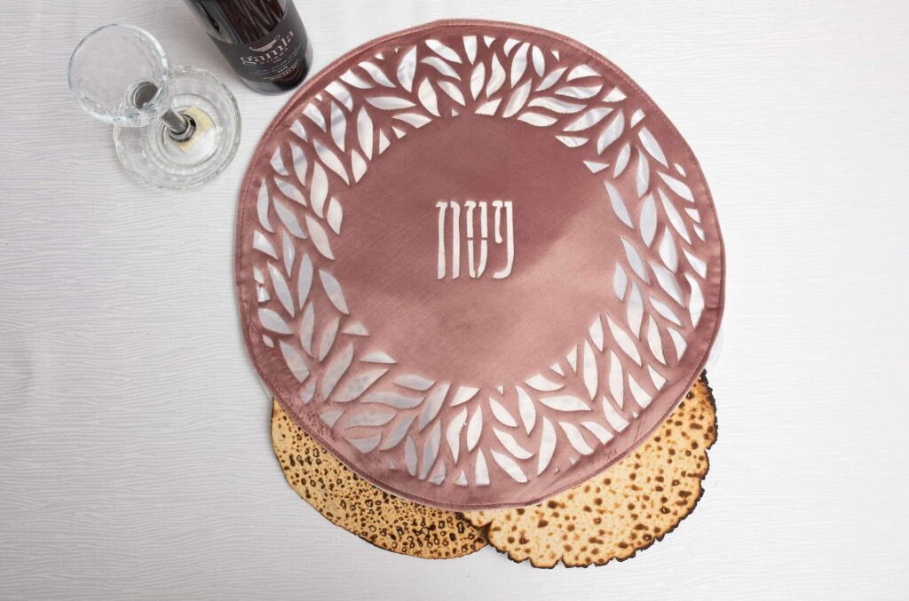 תבל – כיסוי מצה עגול פודרה