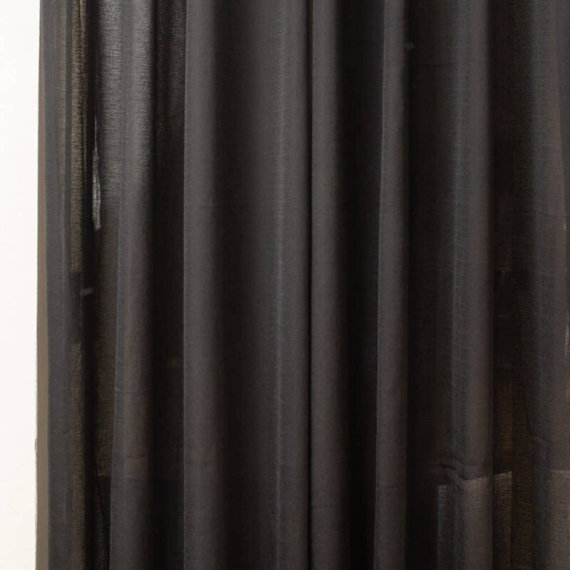 וילון פטרה – צבע שחור