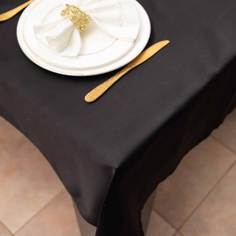 מפת שולחן פאולינה שחורה