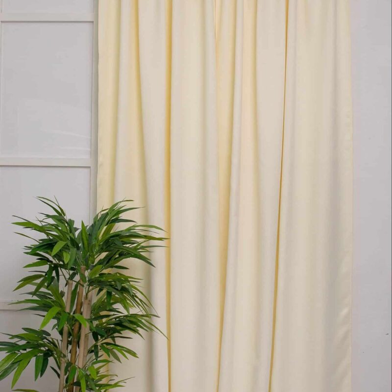 וילון  השחלה קרלוס– שמנת