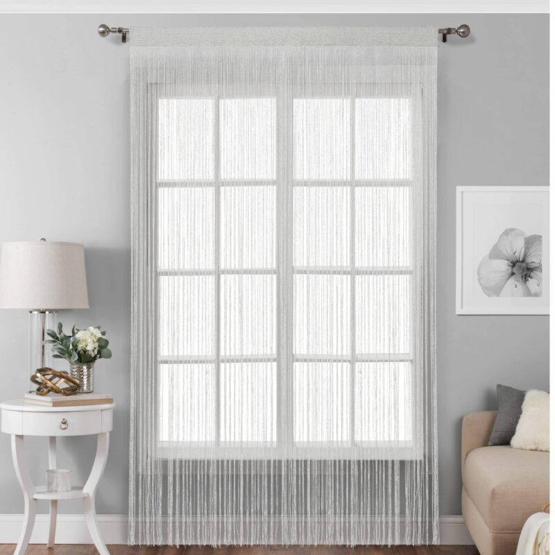 קניה וילון חוטים – צבע שמנת