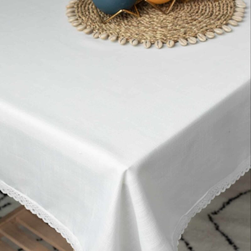 מפת שולחן שילת שמנת