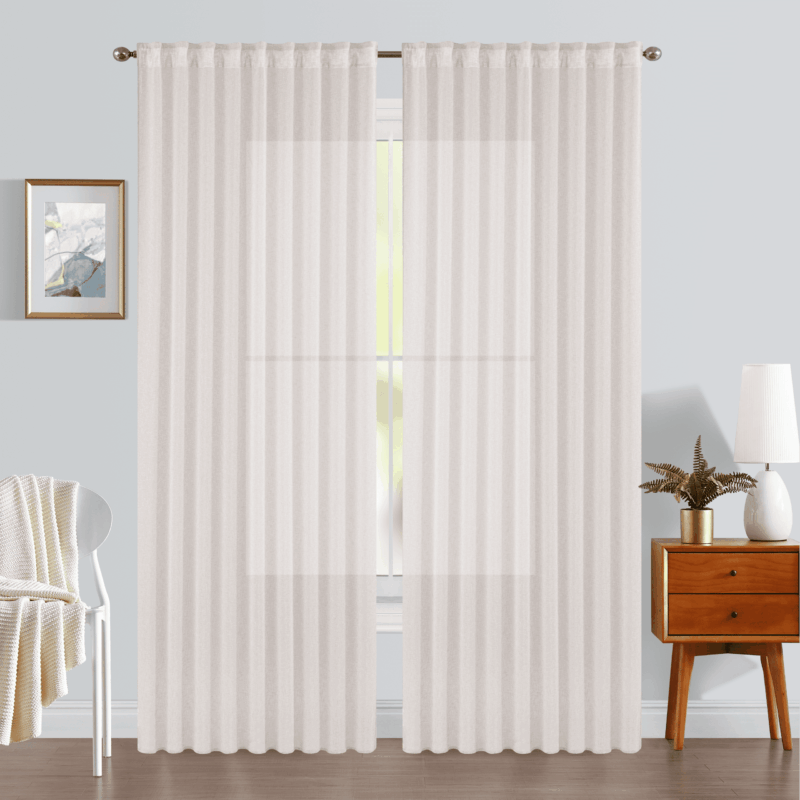 וילון  השחלה פטריסיה– שמנת