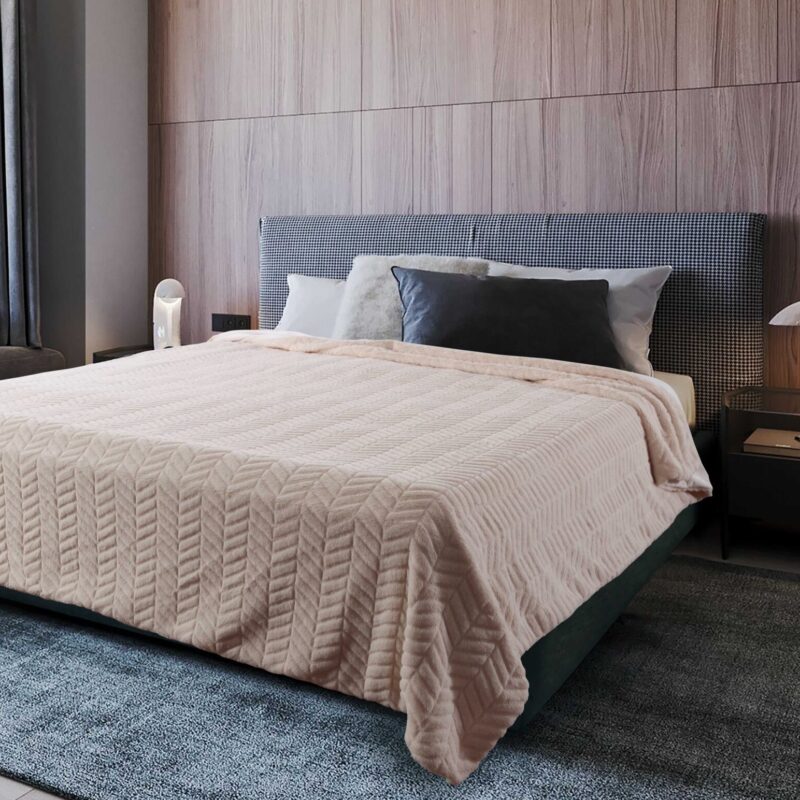 מערכת מצעים חורף אליוט – שמנת